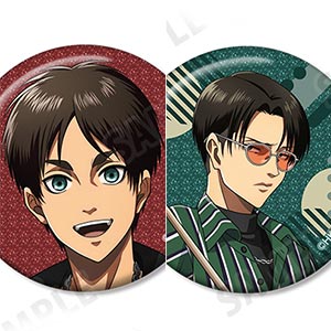 進撃の巨人 ani-art グリッター缶バッジ ティータイム 未開封 3BOX