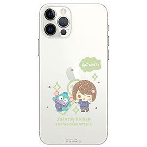 呪術廻戦 懐玉・玉折×サンリオキャラクターズ 全機種対応ハードタイプスマホケース(iPhone7/8/SE2) 03.家入硝子・ハンギョドン