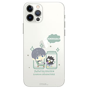 呪術廻戦 懐玉・玉折×サンリオキャラクターズ 全機種対応ハードタイプスマホケース(iPhone7/8/SE2) 07.伏黒甚爾・バッドばつ丸