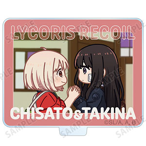 TVアニメ「リコリス・リコイル」 錦木千束＆井ノ上たきな ゆるコマ アクリルスタンドマルチバッジ ver.A