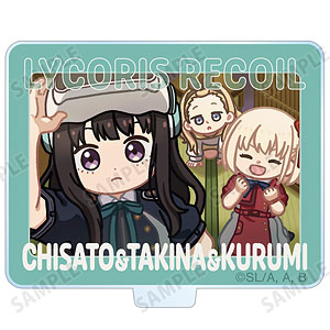TVアニメ「リコリス・リコイル」 錦木千束＆井ノ上たきな＆クルミ ゆるコマ アクリルスタンドマルチバッジ ver.A