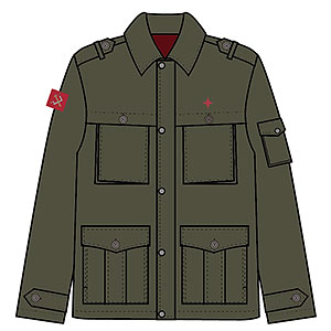 ガールズ＆パンツァー最終章 ミリタリージャケット TYPE：サンダース大