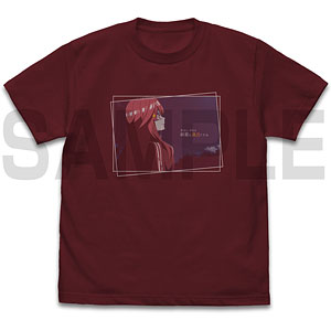 五等分の花嫁∬ 中野五月 エモーショナルTシャツ/BURGUNDY-L