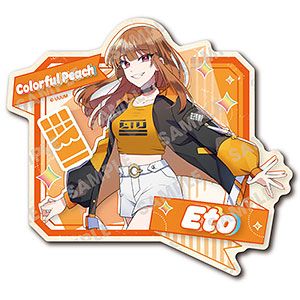 カラフルピーチ トラベルステッカー えと(2)