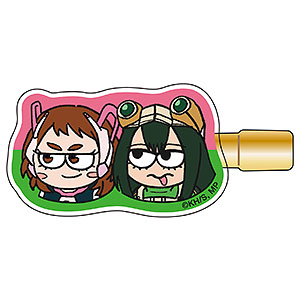 僕のヒーローアカデミア ジロリヘアクリップ(麗日お茶子＆蛙吹梅雨)