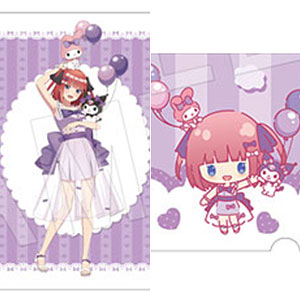 五等分の花嫁 サンリオ マイメロディ＆クロミ クリアファイル 5種