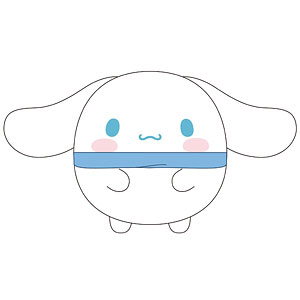 初音ミク×シナモロール ふわコロりんBIG3 F：シナモロール(マフラー)