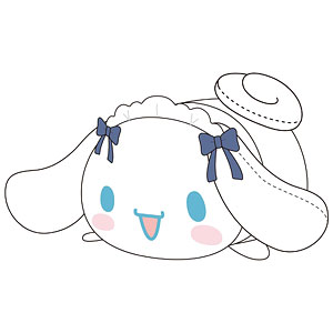 初音ミク×シナモロール ぽてコロマスコットMsize3 B：シナモロール(ロリータ)