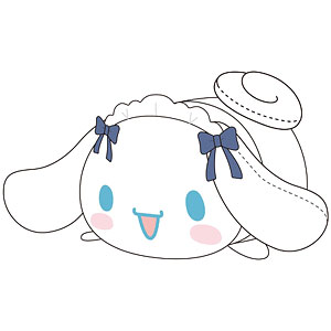 初音ミク×シナモロール ぽてコロマスコットBIG3 B：シナモロール(ロリータ)