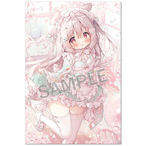 桃豆こまもち　タペストリー　4種セット Amazon.co.jp: 桃豆こまもち先生 ロリ猫ちゃんB2タペストリー