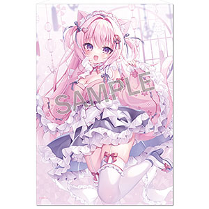 メリーボンボンタペストリー　完成品 桃稚ちあ B1タペストリー 和メイドのあちゃんExtraEdition