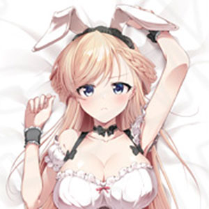 一式さんは恋を知りたい。 抱き枕カバー 一式リンナミルフォード メイドバニー ver.