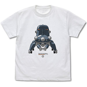 攻殻機動隊 STAND ALONE COMPLEX タチコマと同期中 Tシャツ Ver.2.0/WHITE-L