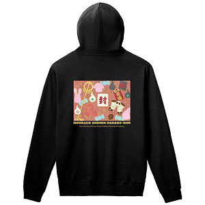 ショートアニメ「放課後少年花子くん」 集合モチーフ バックプリントパーカー メンズ M