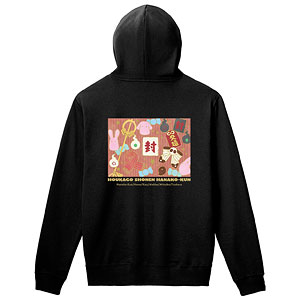 ショートアニメ「放課後少年花子くん」 集合モチーフ バックプリントパーカー メンズ L