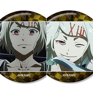 【超希少品】東京喰種トーキョーグール 金木研 白カネキ 缶バッジ リゼ 鈴屋什造 超希少品】東京喰種トーキョーグール 金木研 白カネキ 缶バッジ