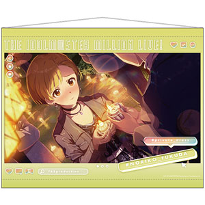 【限定販売】アイドルマスター ミリオンライブ！ 広告風B2タペストリー 福田のり子 プライベートドレス ver.