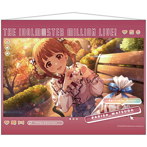 【限定販売】アイドルマスター ミリオンライブ！ 広告風B2タペストリー 松田亜利沙 プライベートドレス ver.