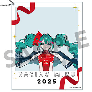 レーシングミク 2025 JCL TEAM UKYO 応援 Ver. ポラロイド風アクリルキーホルダー
