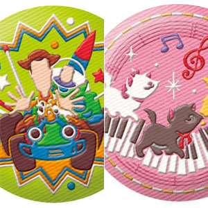Disney Characters 刺繍缶バッジビスケット2　12個入りBOX (食玩)