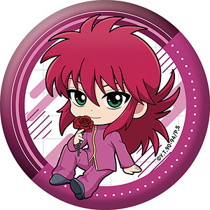 ゆずソフト　ぺたん娘　缶バッジ　ペンギンパレード　コンプ品　喫茶ステラ 幽☆遊☆白書 ぺたん娘缶バッジ 浦飯幽助[ペンギンパレード