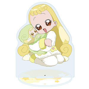 おジャ魔女どれみ巻機山ハナパジャマパーティー缶バッジ　ポストカード　グラフアート 25周年をお祝い！『おジャ魔女どれみドッカ～ン！』POP UP SHOP