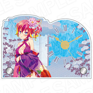 ノーゲーム・ノーライフ ミニアクリルクロック 白 和服サイバー