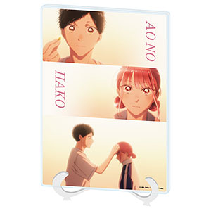 アクリルアートボード(A5サイズ)「TVアニメ『アオのハコ』」03/猪股大喜＆蝶野雛(場面写イラスト)