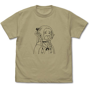 ダンジョン飯 マルシルの「こりッごり！！」 Tシャツ/SAND KHAKI