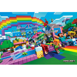 ジグソーパズル マジカルピース -ライト- MINECRAFT World of Color 300ピース (300-ML10)