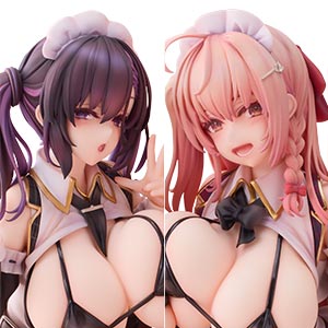 こほう みや＆おつはね ふわり Illustrated by にのうで 1/5 完成品フィギュア