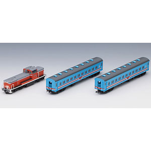樽見鉄道 客車列車（TDE10-3・オハフ500形・樽見鉄道色）セット