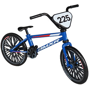 プリプラ フィギュアのスポーツ BMX レース blue プラスチックモデル