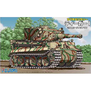 ちび丸ミリタリーシリーズ No.6 ティーガーI ミハエル ヴィットマン プラモデル