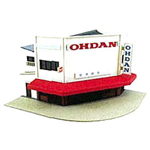 みにちゅあーとキット なつかしのジオラマシリーズ 1/150 バイク屋〔MP03-60〕