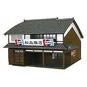みにちゅあーとキット 情景シリーズ 茅葺民家-1〔MK05-07
