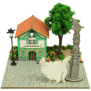 ジブリ　猫の恩返し　非売品　劇場展示品　卓上ディスプレイ　ジオラマ　フィギュア ジブリ 猫の恩返し 非売品 劇場展示品 卓上ディスプレイ ジオラマ