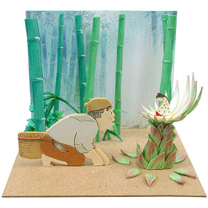 かぐや姫の物語　スタジオジブリ　人形　置物　フィギュア　新品　未開封品 みにちゅあーとキット スタジオジブリmini かぐや姫の物語 女童と