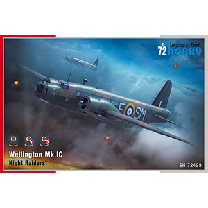 1/72 英・ビッカーズウェリントンMk.IC夜間爆撃機 プラモデル
