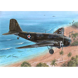 1/72 米・ダグラスB-18ボロ双発爆撃機・戦中迷彩塗装 プラモデル