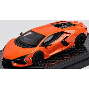 ランボルギーニレヴエルト1/64ミニカーオレンジ　日本未発売 1/64 ランボルギーニ レヴエルト オレンジ【LCD64042OR
