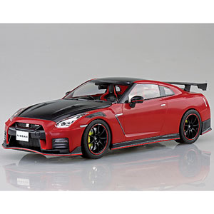 楽プラ スナップカー No.02-VR R35 NISSAN GT-R NISMO Special edition 2022 バイブラントレッド プラモデル