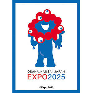 大阪・関西万博公式キャラクター ミャクミャク キャラクタースリーブ EN-1526 2025 大阪・関西万博ロゴ パック