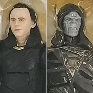 【廃盤未開封】アベンジャーズ フィギュア ロキ & コーヴァス・グレイヴ 廃盤未開封】アベンジャーズ フィギュア ロキ & コーヴァス
