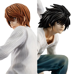 【限定販売】G.E.M.シリーズ DEATH NOTE(デスノート) 夜神月＆L 完成品フィギュア