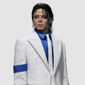 ⬜︎Kb左1004 マイケルジャクソン　フィギュア　2点まとめ M icon DX - 1/6 Scale Fully Poseable Figure:Michael Jackson