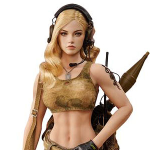 1/6 デザート フィメール ソルジャー タリア ブラウンヘア Ver