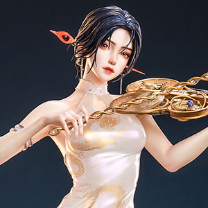 【前入金 銀行振込のみ】雲虫シリーズ 星隕 1/4 スタチュー ホワイトエディション EX Ver.