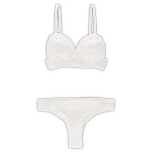 1/6 Q’z エレガントレースブラ＆ショーツset ホワイト×ホワイト (ドール用)