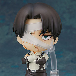 ねんどろいど リヴァイ・アッカーマン ファイナルシーズン　進撃の巨人 TVアニメ『進撃の巨人』より、包帯を巻いた姿のリヴァイの